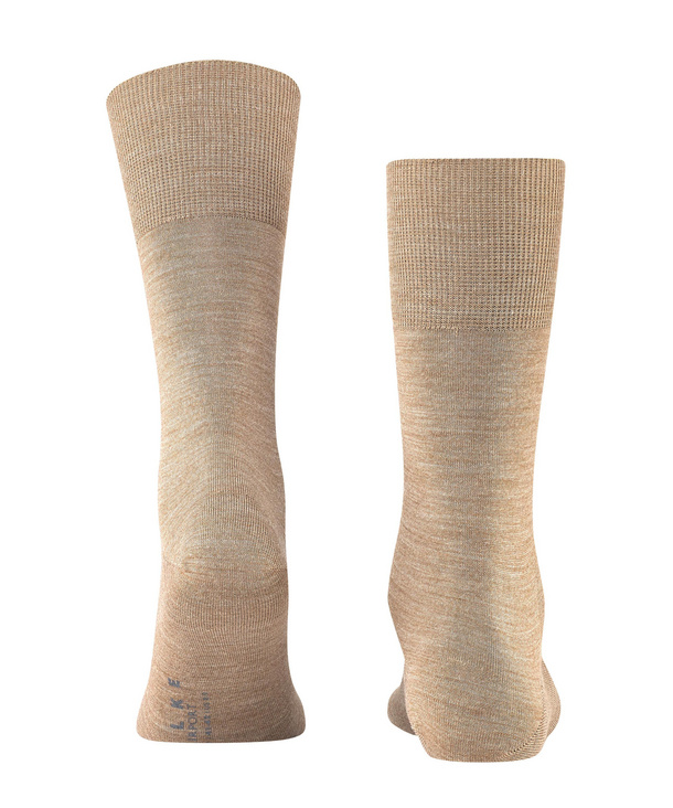 Chaussettes Hommes Laine FALKE "Airport " 14435 - Nutmeg mel 5410