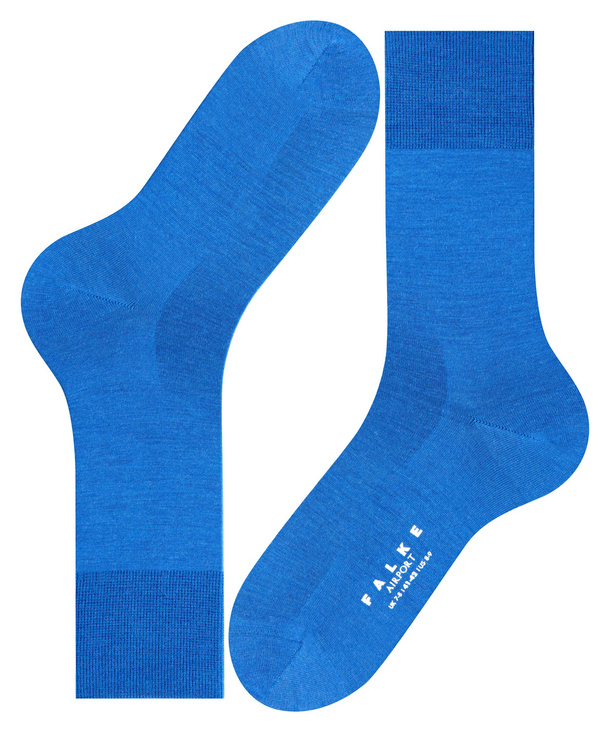 Chaussettes Hommes Laine FALKE "Airport " 14435 - Sapphire 6055