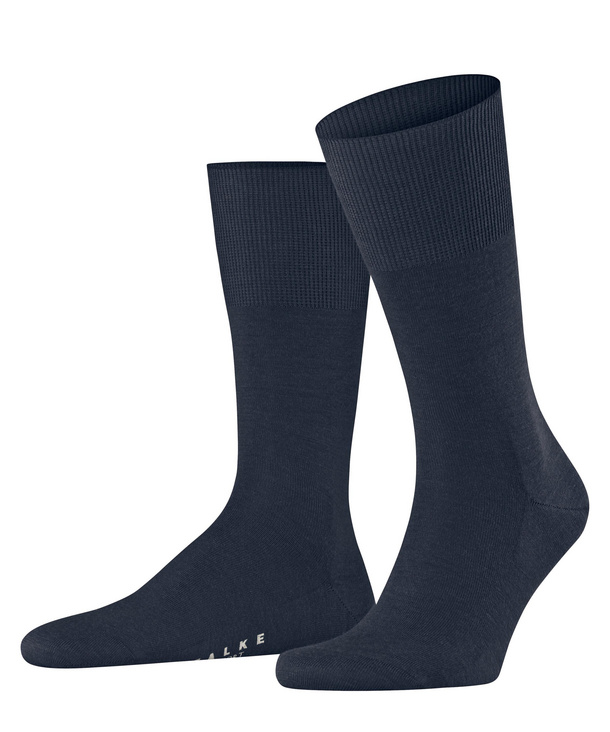 Chaussettes Hommes Laine FALKE "Airport " 14435 - Space blue 6116