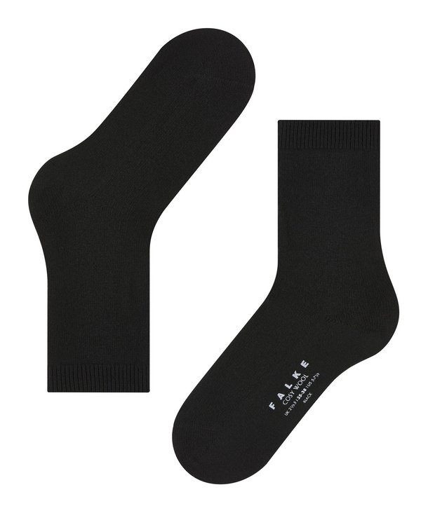 Chaussettes laine&cachemire dame FALKE "Cosy Wool" 47548 - Black 3009