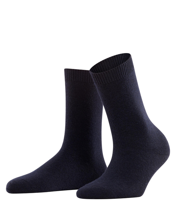 Chaussettes laine&cachemire dame FALKE "Cosy Wool" 47548 - Dark navy 6379