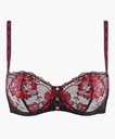 Soutien-gorge corbeille AUBADE "Mélodie d'été" ICF14 - Black cherry