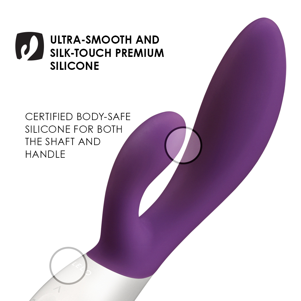 Vibromasseur double stimulation ultra-puissant LELO "Ina Wave" - Mauve