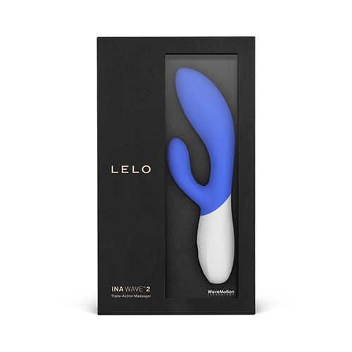 Vibromasseur double stimulation & mouvement avant-arrière LELO "Ina Wave 2" - Plum