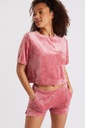 Homewear t-shirt & short en velours BANANA MOON "Sealake" Chloé & Scotty - Rose HKC33