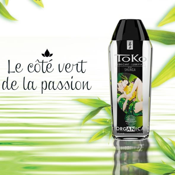 Lubrifiant à base d'eau BIO SHUNGA "Toko" Organica 165ml - Thé vert exotique