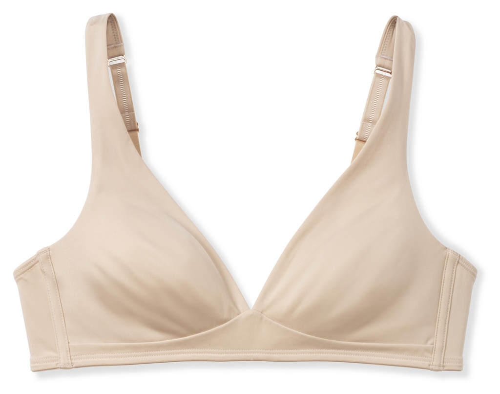 Soutien gorge sans armature en Econyl recyclé CALIDA "Eco Sense" 04138 - Rose teint 160