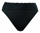 Slip doux 100% coton & dentelle CALIDA "Lycraspitze" 21901 - Noir 992