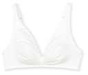 Soutien-gorge coton triangle sans armatures CALIDA "Natural Comfort" 04375 - Blanc 001