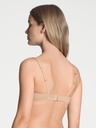 Soutien-gorge coton triangle sans armatures CALIDA "Natural Comfort" 04375 - Rose teint 160