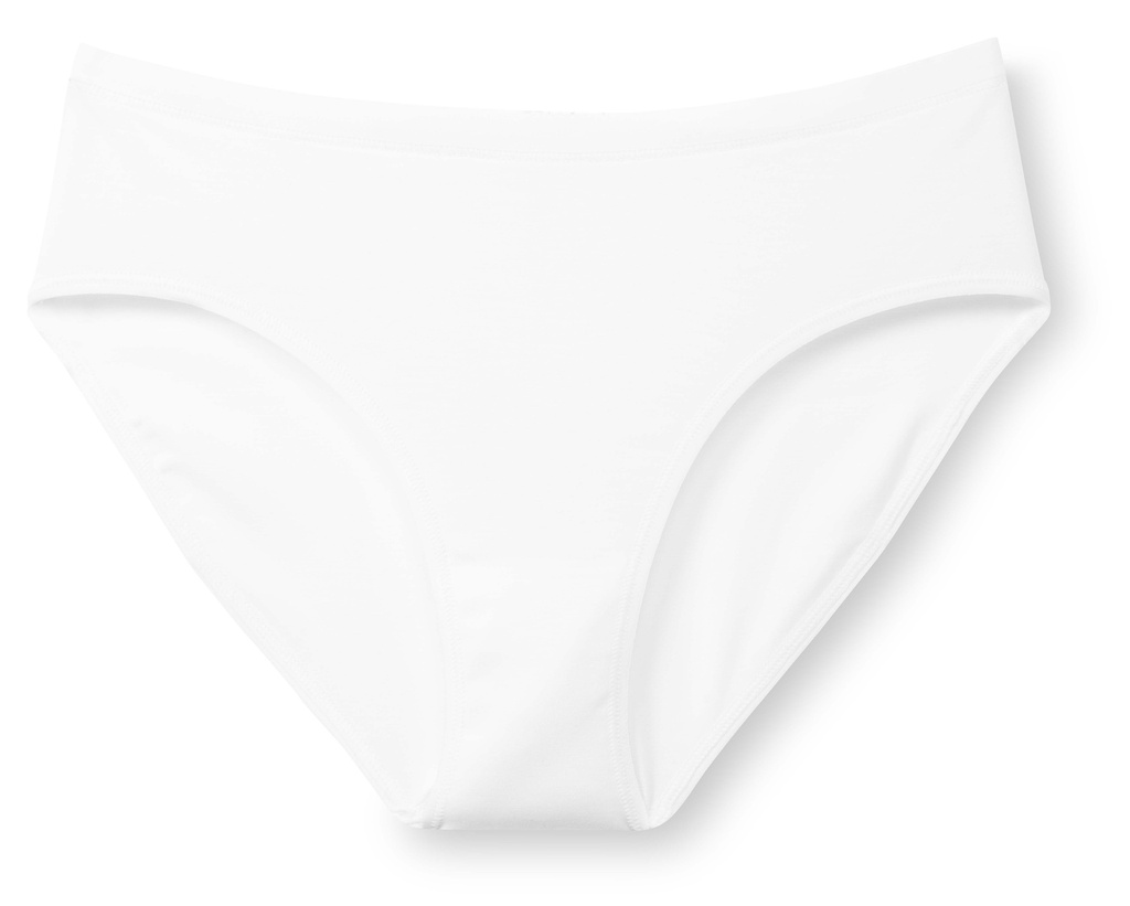 Slip coton coupe classique CALIDA "Natural Comfort" 21175 - Blanc 001