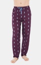 Pyjama long coton bio ARTHUR "Boby" ULY - Bordeaux GARDH22