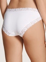 Slip large dentelle durable CALIDA "Natural Comfort Lace" 22756 - Blanc 001