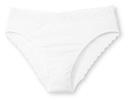 Slip large dentelle durable CALIDA "Natural Comfort Lace" 22756 - Blanc 001