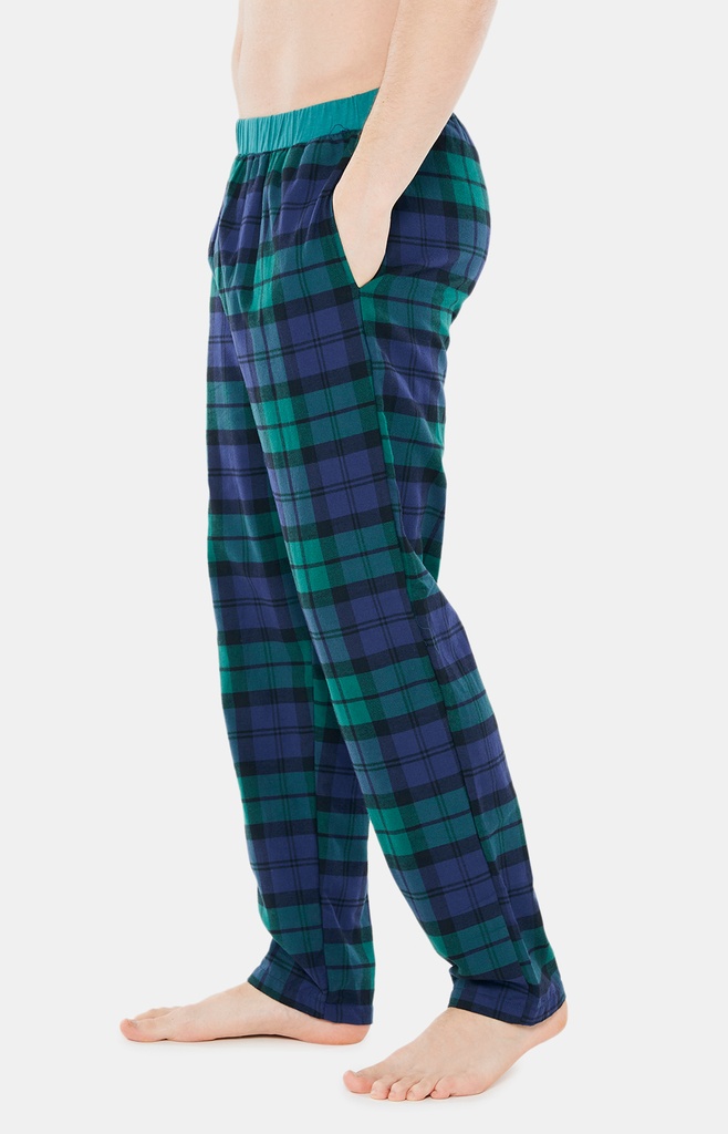 Pyjama long 100% coton ARTHUR "Bill" BOS - Vert BILLH22