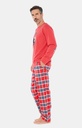 Pyjama long homme 100% coton ARTHUR "Charles" BOS - Gris CHARH22