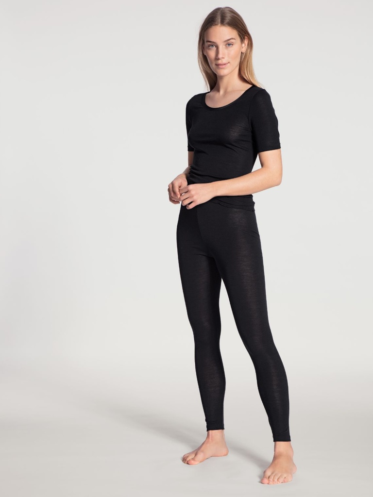 Leggings laine & soie CALIDA "True Confidence" 27435 - Noir 996