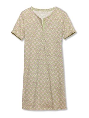 Chemise de nuit dame 95cm 100% coton CALIDA "Blooming Night" 31193 - Tender Green 652