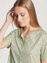 Chemise de nuit dame 95cm 100% coton CALIDA "Blooming Night" 31193 - Tender Green 652