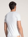 T-shirt homme courte manche 100% Coton durable CALIDA "Cotton 1:1" 14315 - Blanc 001