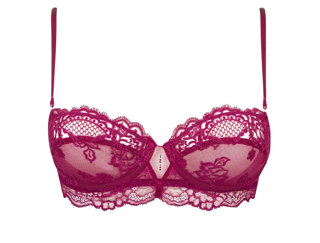 Soutien-gorge corbeille LISE CHARMEL "Sublime en Dentelle" ACH3013 - Fuchsia sublime 2470