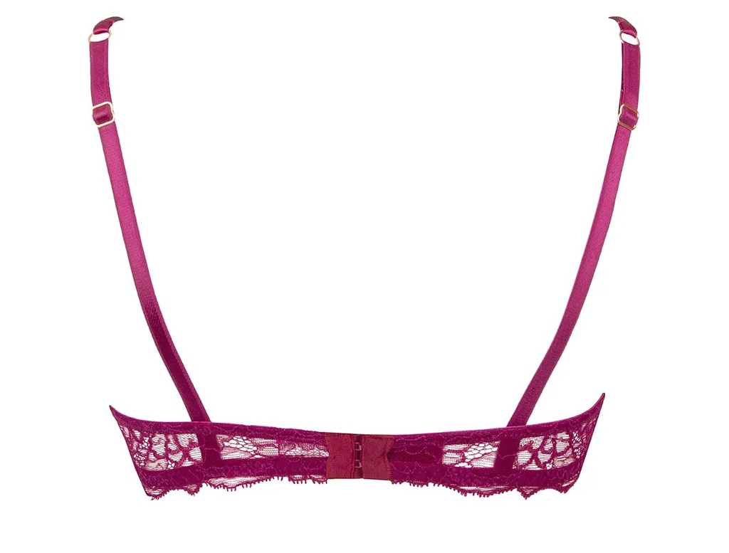 Soutien-gorge corbeille LISE CHARMEL "Sublime en Dentelle" ACH3013 - Fuchsia sublime 2470