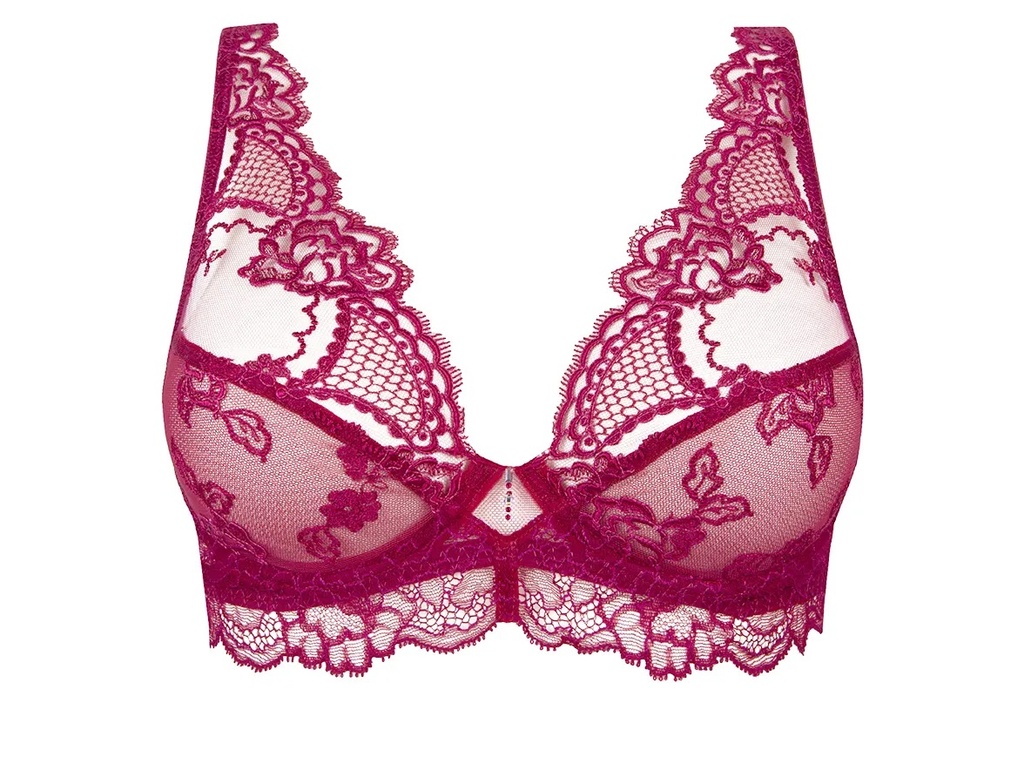 Soutien-gorge armature décolleté plongeant LISE CHARMEL "Sublime en Dentelle" ACH7413 - Noir 0005 (copie)