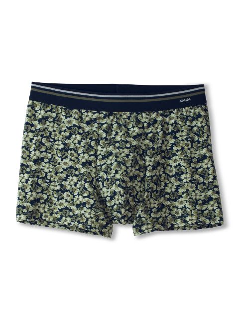 Boxer homme fantaisie 95% coton CALIDA "Cotton Code Design" 26684 - Olive Oli 676
