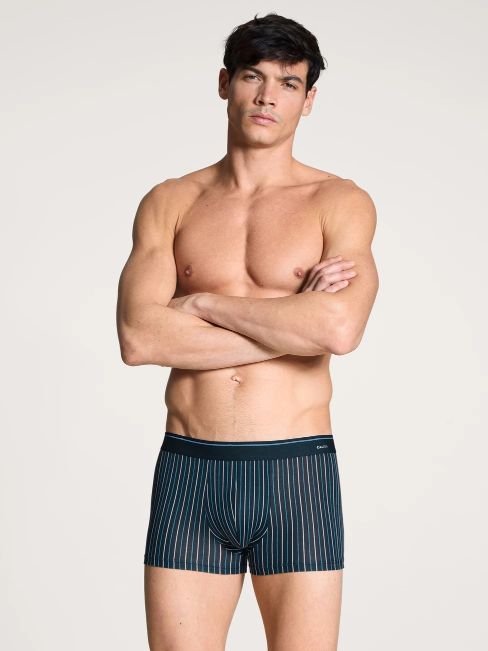 Boxer homme fantaisie 95% coton CALIDA "Cotton Code Design" 26689 - Dark Sapphire 479