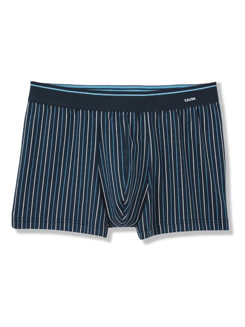 Boxer homme fantaisie 95% coton CALIDA "Cotton Code Design" 26689 - Dark Sapphire 479