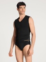 Slip homme 95% coton avec ouverture CALIDA "Cotton Code" 22190 - Noir 992