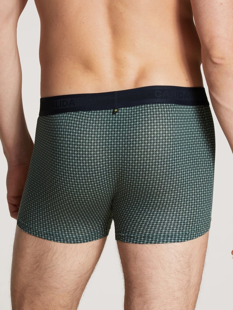 Boxer homme fantaisie tencel & coton CALIDA "Focus Trend 3" 25886 - Laurel green 618