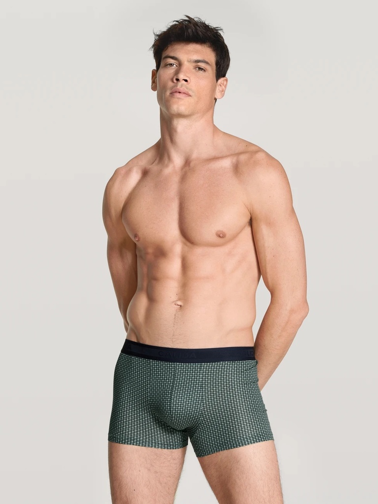 Boxer homme fantaisie tencel & coton CALIDA "Focus Trend 3" 25886 - Laurel green 618