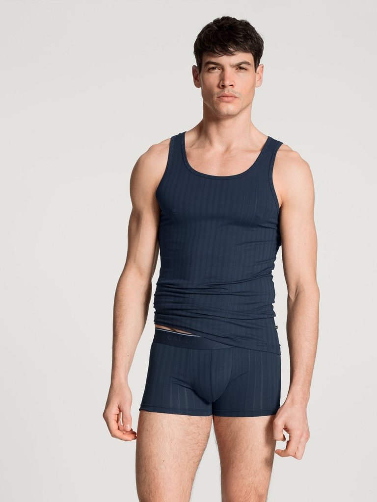 Singlet homme en coton durable & anti-odeurs CALIDA "Pure & Style" 12986 - Blanc 001