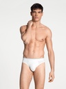 Slip homme 94% coton respirant & anti-odeurs CALIDA "Pure & Style" 21986 - Blanc 001