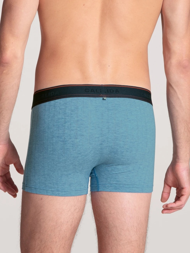 Boxer homme 94% coton respirant & anti-odeurs CALIDA "Pure & Style" 26686 - Parisian blue 436