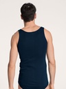 Singlet homme 100% coton CALIDA "Twisted Cotton" 12010 - Eisblau 680