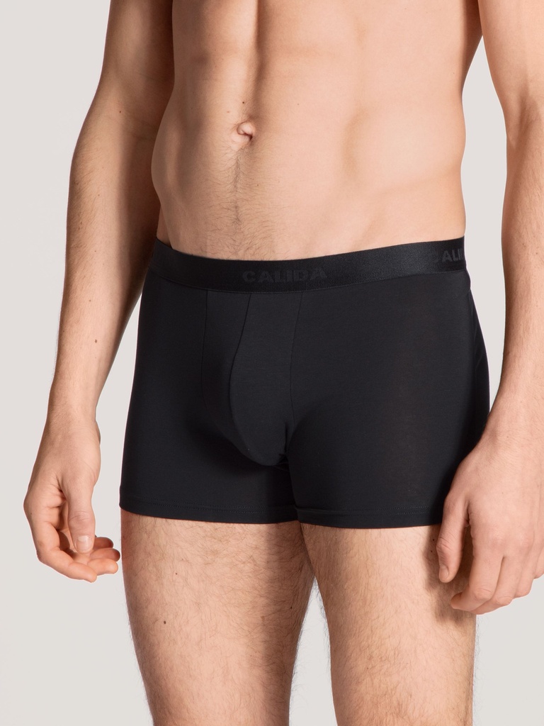 Boxer homme 95% Coton - Pack de 3 - CALIDA "Natural Benefit" 26341- Noir 992