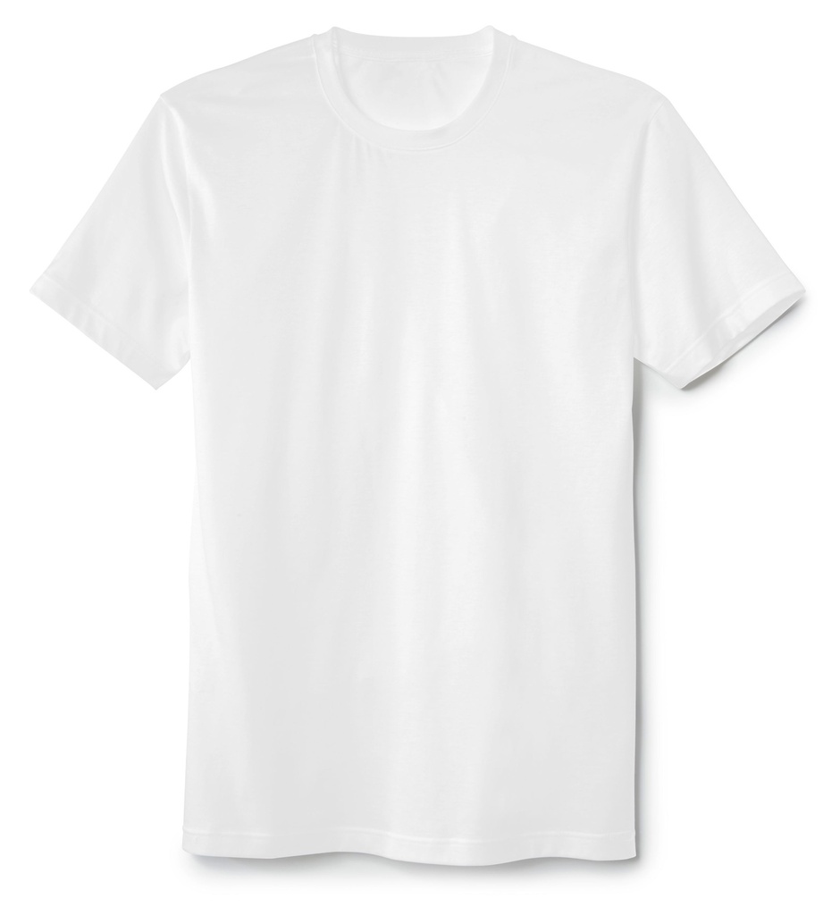 T-shirt homme courte manche 100% coton - PACK de 2 - CALIDA "Natural Benefit" 14341 - Blanc 001