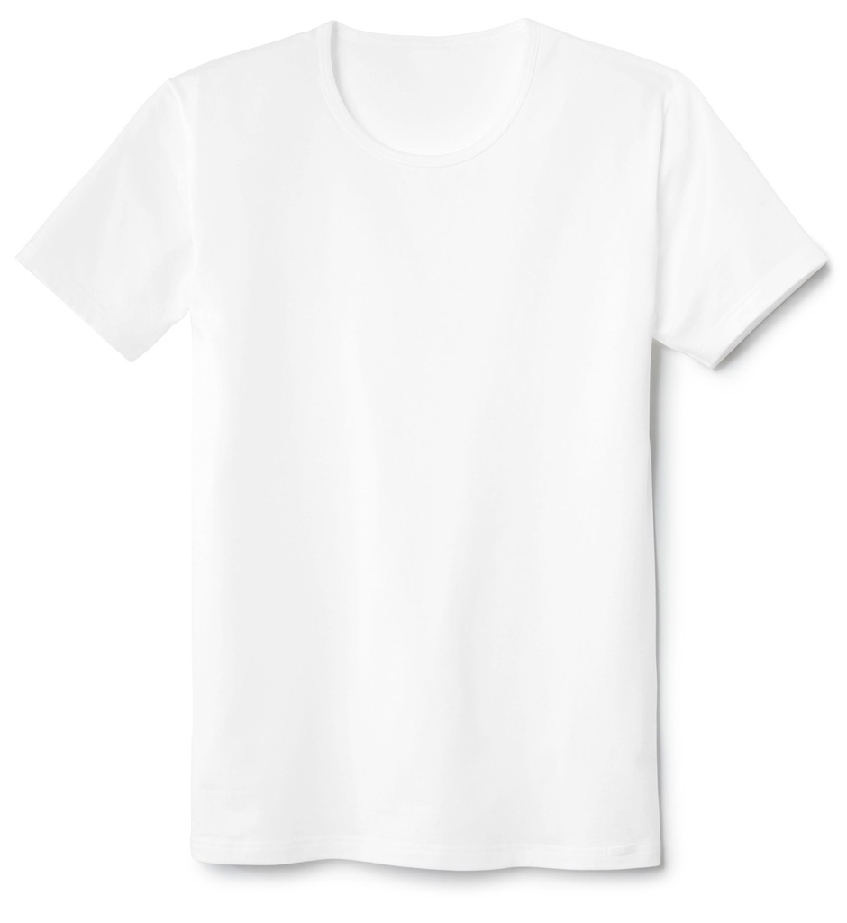 T-shirt homme courte manche - PACK de 2 - CALIDA "Natural Benefit" 14141 - Blanc 001