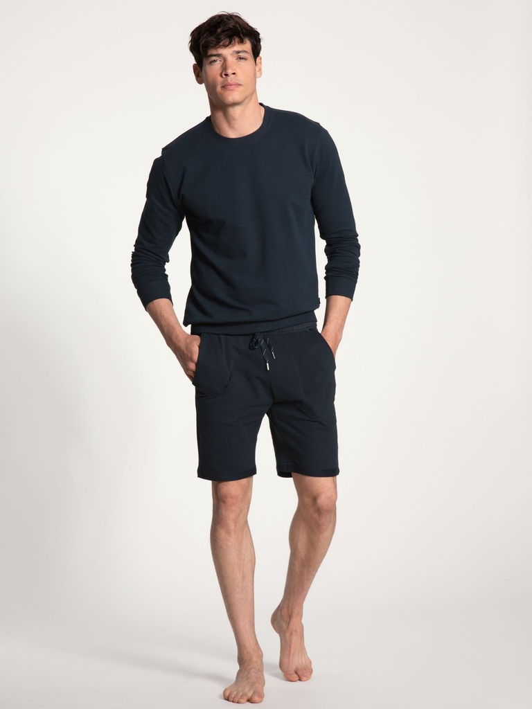 Pantalon de jogging homme homewear 95% coton CALIDA "Remix Basic Lounge" 29181 - Dark sapphire 479