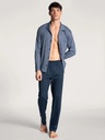 Pyjama homme long & boutonné 100% coton durable CALIDA "Relax Choice" 42567 - Indigo Mood 509