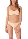 Soutien-gorge bandeau armatures WACOAL "Halo Lace" WA854205 - Nude NUE