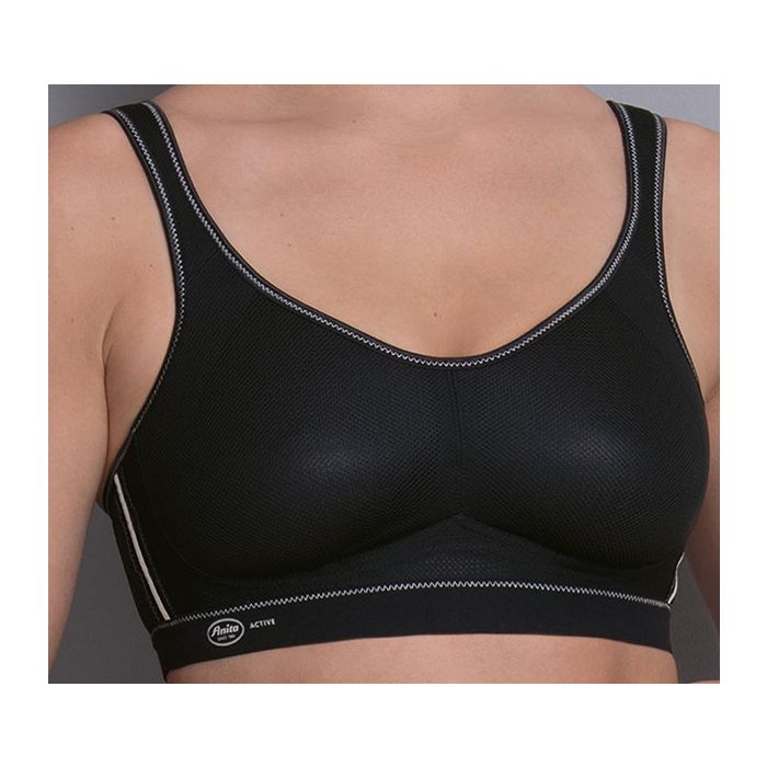 Soutien-gorge de sport maintien extrême sans armatures ANITA ACTIVE "Air control" 5533 - Noir 001