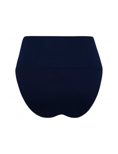 Bikini coque décolleté plongeant + slip haut ANTIGEL "La belle à bord" EBB4375 & FBB0375 - Or navy 10281