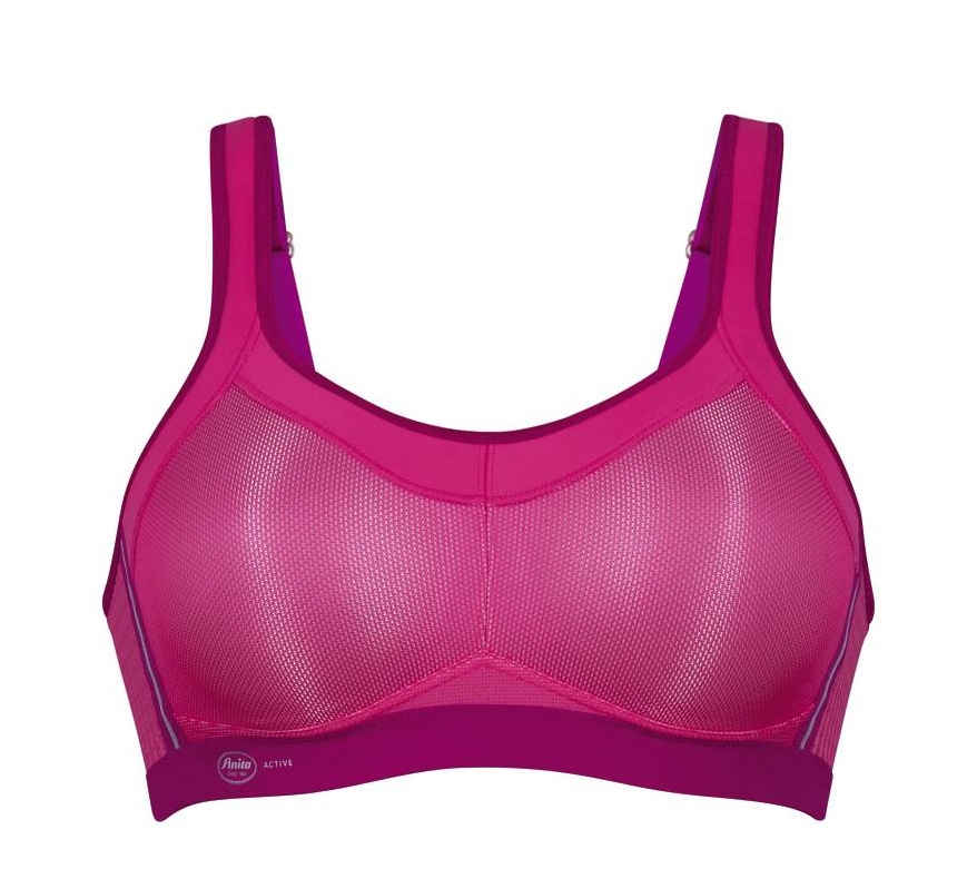 Soutien-gorge de sport sans armatures ANITA ACTIVE Maximum Support "Momentum" 5529 - Rose électrique 548