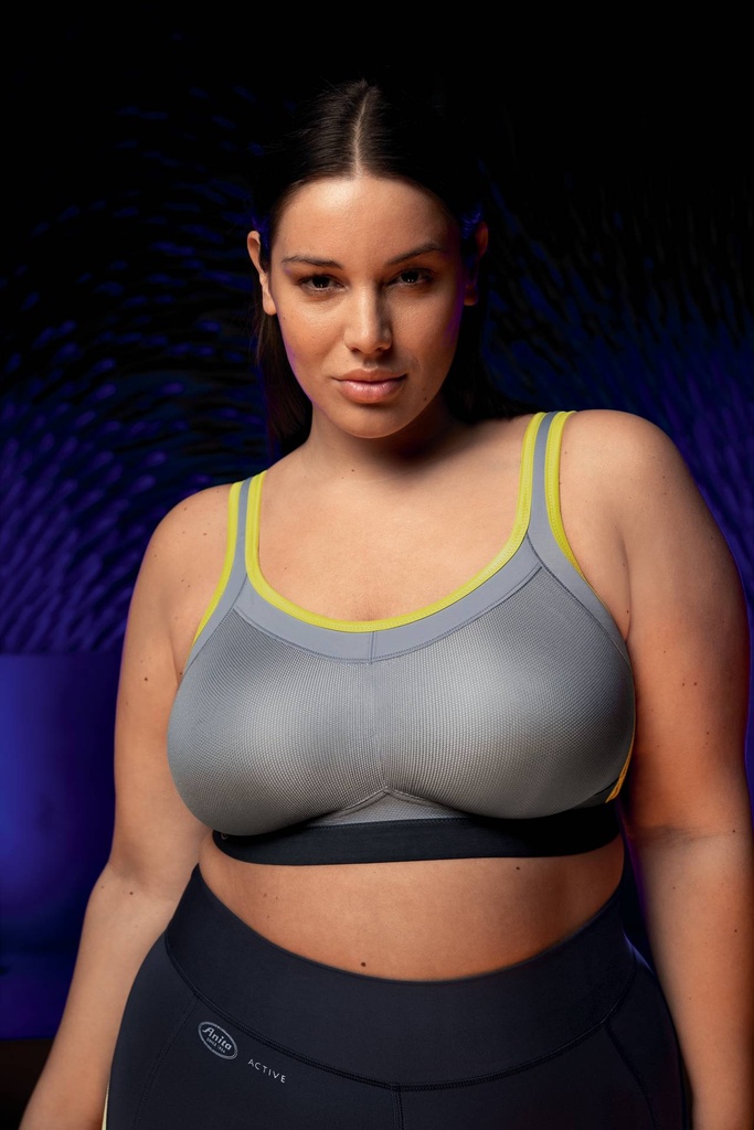 Soutien-gorge de sport sans armatures ANITA ACTIVE "Momentum" 5529 - Gris iconique 468