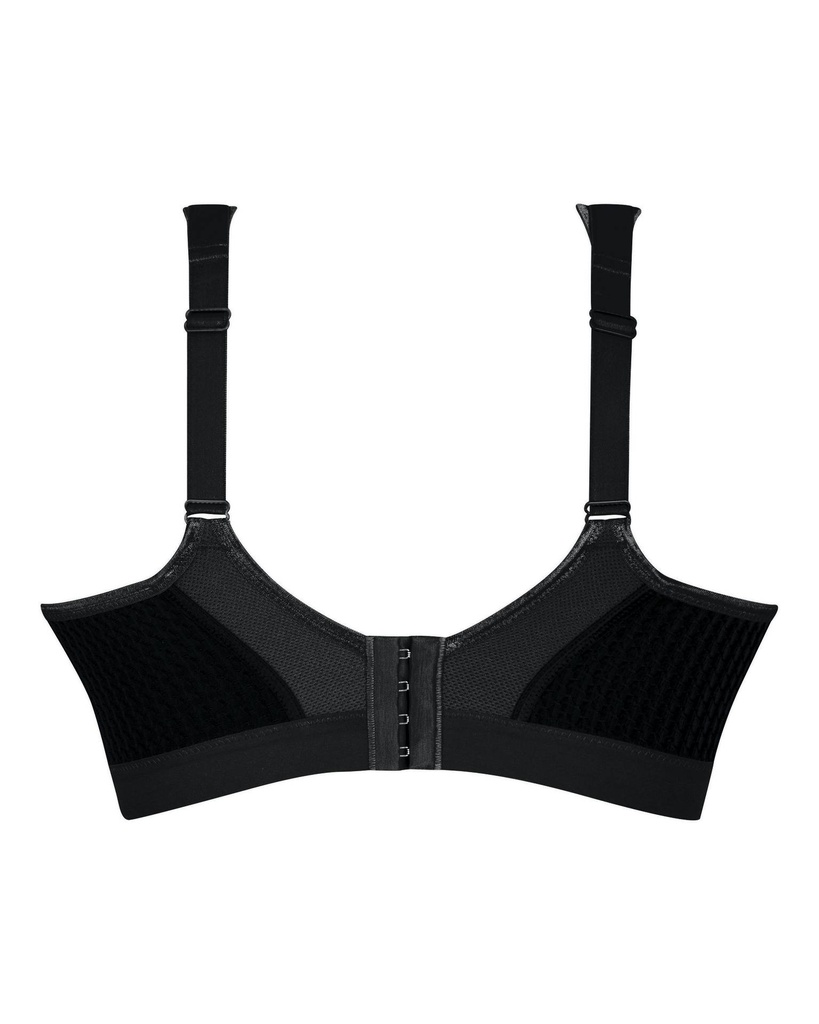 Soutien-gorge de sport sans armatures - Spécial bonnets profonds - ANITA ACTIVE Maximum Support "Extrême control plus" 5567 - Noir anthracite 445