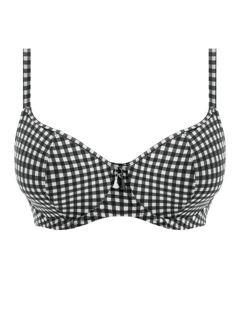 Dessus de bikini à coques paddé FREYA "Check In" AS201903 - Monochrome MOM