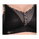 Soutien-gorge de sport à coques sans armatures ANITA ACTIVE Maximum Support "Air control deltapad" 5544 - Noir léopard 283